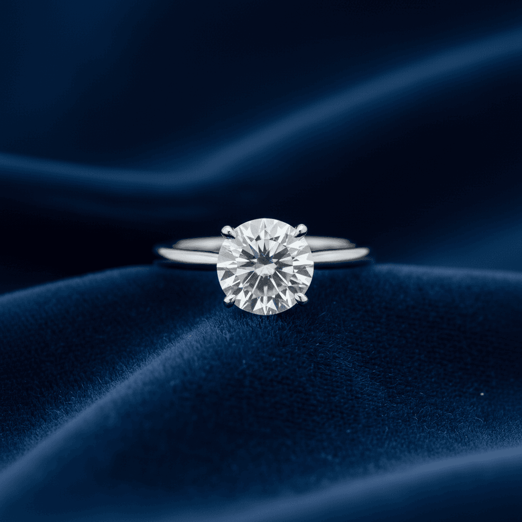 Cushion Cut Diamond Engagement Ring